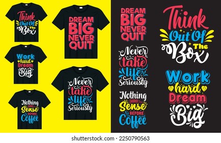 Motivational saying t-shirt bundle design, typography t-shirt, decorative t-shirt, Motivational t-shirt, bag, sticker, mug design.