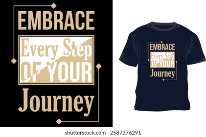 Motivational simple typography t design