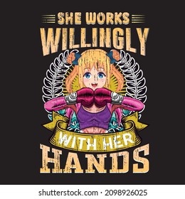 Motivational slogan quote Boxing  with boxing gloves or Wrestling Tee Print design for t shirt printing Vector Graphic .Retro grunge poster or t shirt design .