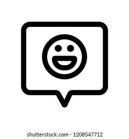 Motivational speech vector icon
