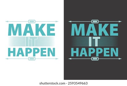 Motivational stylish t-shirt design - t-shirt design vector file.