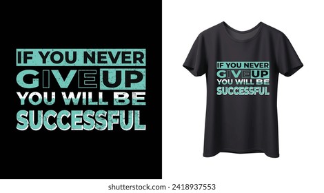 Motivational T Shirt Design template elements