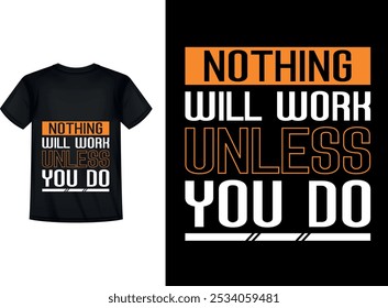 Diseño de camiseta motivacional, Diseño de camiseta de tipografía minimalista, Diseño de camiseta de tipografía motivacional, Diseño de camiseta de citas inspiradoras, Camiseta de citas positivas 