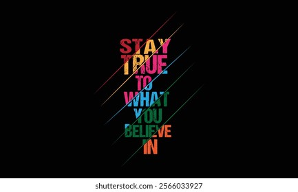 Motivational t shirt design with vintage colour  