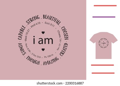 Motivational t shirt design for woman 