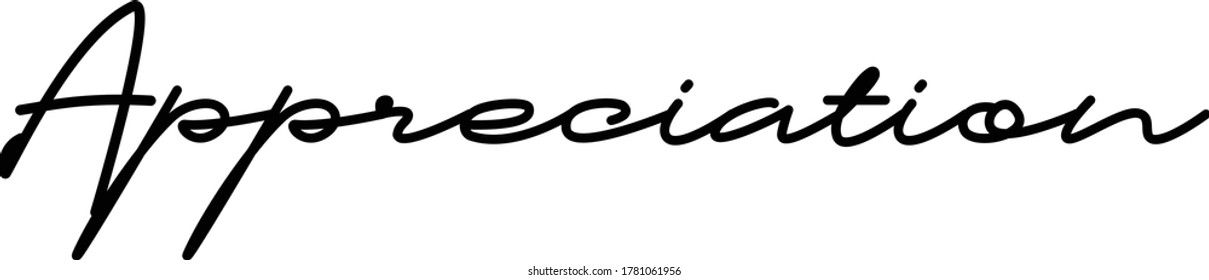 Motivationstext. Nur ein einziges Wort. Druckbarer Grafiktee. Design-Doodle für den Druck. Vektorgrafik. Farbenfroh. Handgezeichneter Kalligrafiestil. Schwarz-Weiß