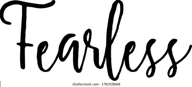 motivational  text. Only one single word. Printable graphic tee. Design doodle for print. Vector illustration. Colorful. Hand drawn calligraphy style. Black and white