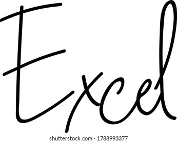 motivational  text. Only one single word. Printable graphic tee. Design doodle for print. Vector illustration. Colorful. Hand drawn calligraphy style. Black and white
