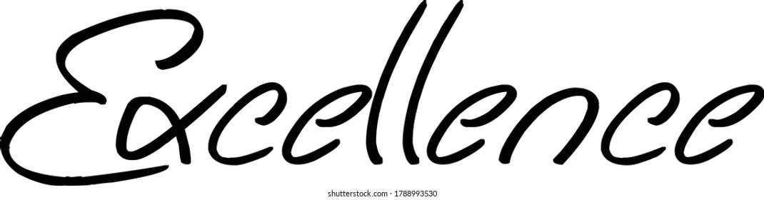 motivational  text. Only one single word. Printable graphic tee. Design doodle for print. Vector illustration. Colorful. Hand drawn calligraphy style. Black and white