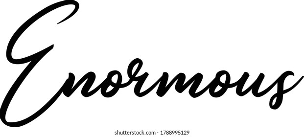 motivational  text. Only one single word. Printable graphic tee. Design doodle for print. Vector illustration. Colorful. Hand drawn calligraphy style. Black and white