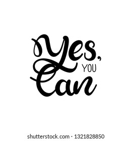 motivational text. You can do anything