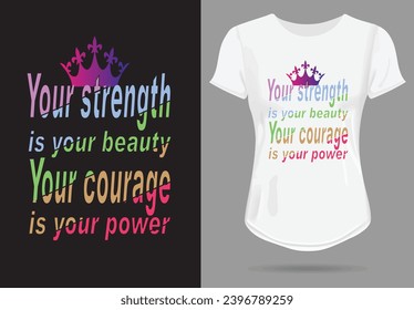 Motivational trending simple  graffiti text based eye catchy fashion creative design on black or white t- shirt, vector, illustrator
