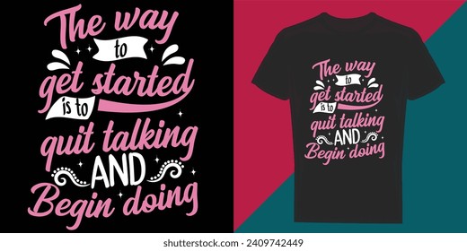 Motivational t-shirt design, Inspirational t-shirt design, Positive quotes t-shirt design