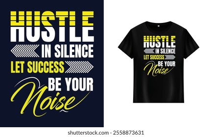 Motivational t-shirt design royalty inspiring quotes on Black background. Creative vector typographic t shirt design