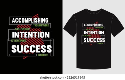 Motivational  t-shirt design and   typography
