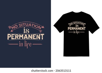 motivational typeface vector t shirt design 