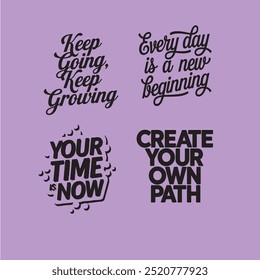 Motivational typography for print on demand products like t-shirt design mug design 