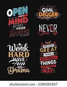 Motivational  typography quote t shirt design vector, inspirational vector design 