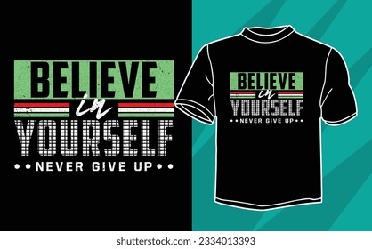 motivational typography t shirt design
