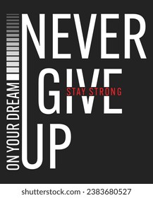 Motivational Typography T shirt Design