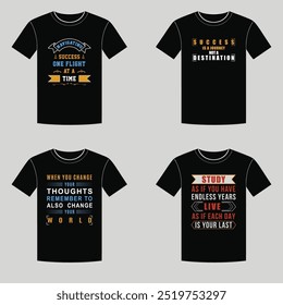 Motivational Typography T- shirt Design