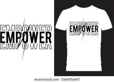 Motivational typography t shirt design