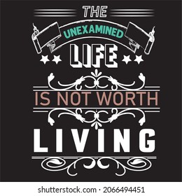 Motivational typography text Illustration T-shirt