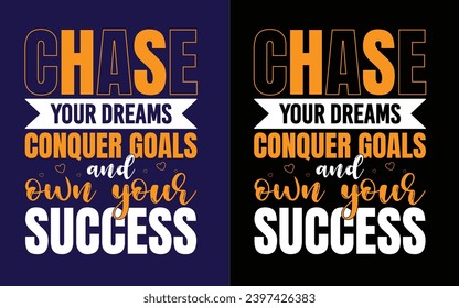 Motivational Typography T-shirt Design Quotes.