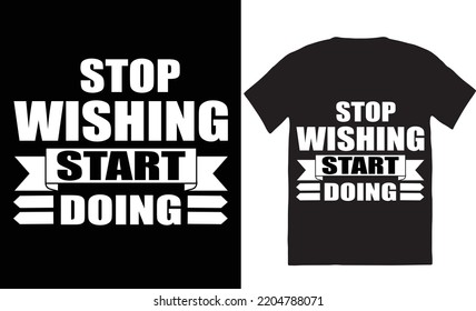 Motivational typography t-shirt design template