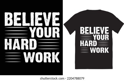 Motivational typography t-shirt design template
