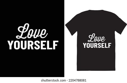 Motivational typography t-shirt design template