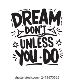 Motivational typography tshirt design template, motivational typography design
