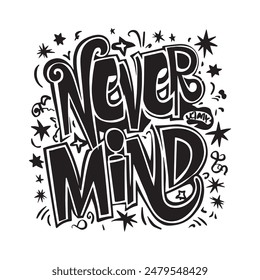 Motivational typography tshirt design template, motivational typography design