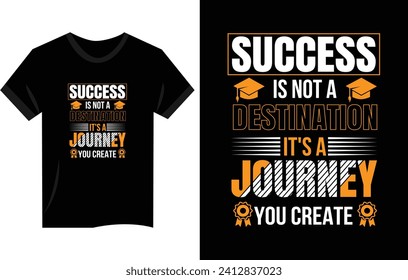 Motivational Typography T-shirt Design Vector