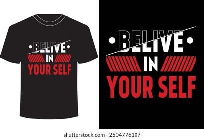 Diseños de la camiseta de la tipografía motivacional, Vector