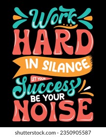 motivational vector premium tshirt design