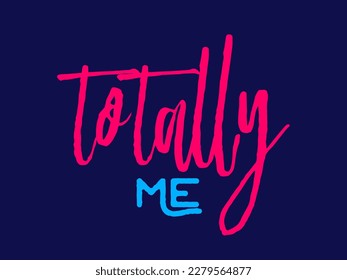 Motivational word mark logo text. Decorative lettering. Inspirational handwritten calligraphy concept. Beauty and style bold creative message initials isolated on dark background.