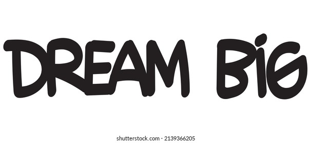 motivational words written by hand with basic colors black and white