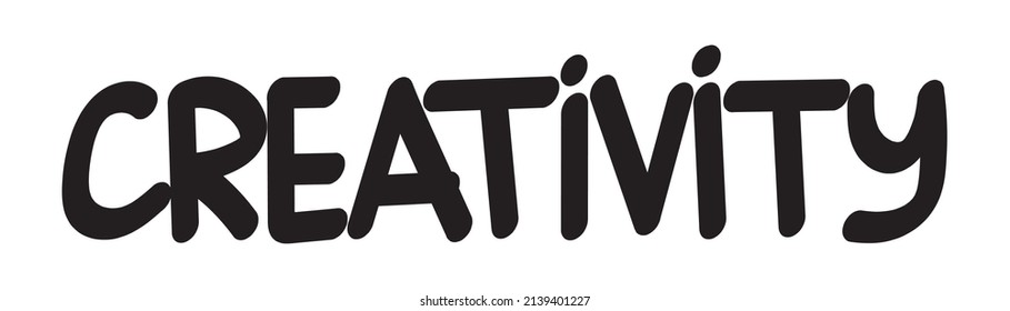 motivational words written by hand with basic colors black and white