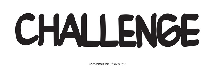 motivational words written by hand with basic colors black and white