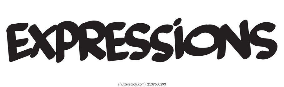 motivational words written by hand with basic colors black and white
