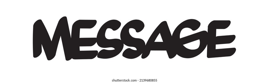 motivational words written by hand with basic colors black and white