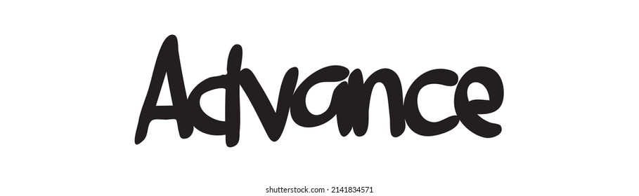 motivational words written by hand with basic colors black and white