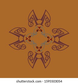 motive batik human design vector inspiration