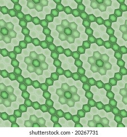 Motley 3d tiles. Seamless vector pattern