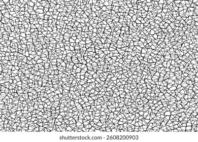 Motley background of broken lines. Vector illustration. 
