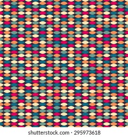 Motley background of multi-colored threads.