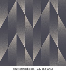 Motley Checkered Zigzag Structure Seamless Pattern Vector Abstract Background. Old Fashioned Retro Textile Design Repetitive Geometric Abstraction. Chevron Print Halftone Endless Art Illustration