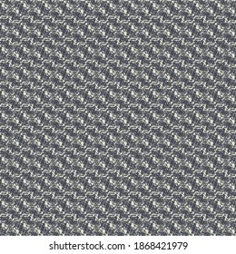 Motley Stoff mit einem Muster von Wellen und Streifen mit regelmäßigen Kurven. Baumwolltuchstruktur. Monochrome Grafiken.