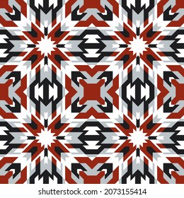 Motley geometric parquet seamless pattern. Vector illustration for print, fabric, cover, packaging, interior decor, blog decoration and other your projects.